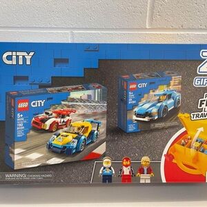 LEGO City Racing Gift Set - Blue, Red, Yellow